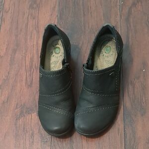 Earth Origins Women Size 6 SALMA Black Gobi Leather